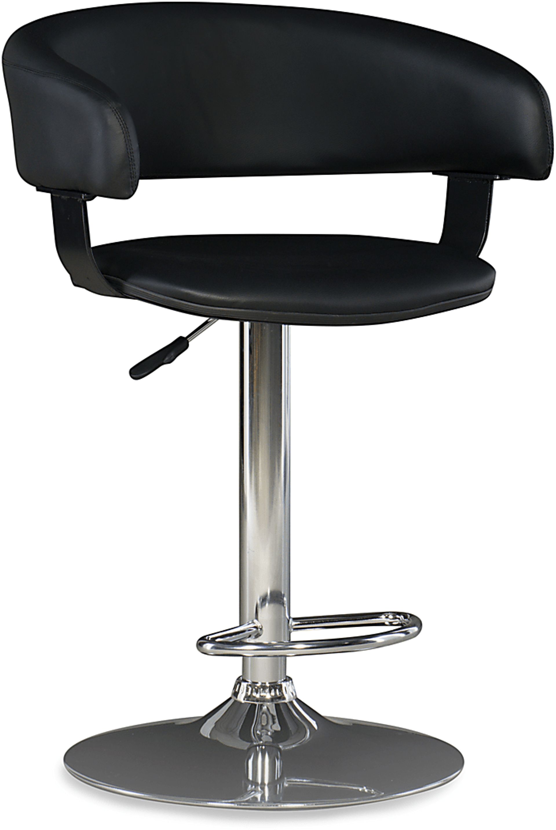 Cetona Black Desk Stool - Image 4