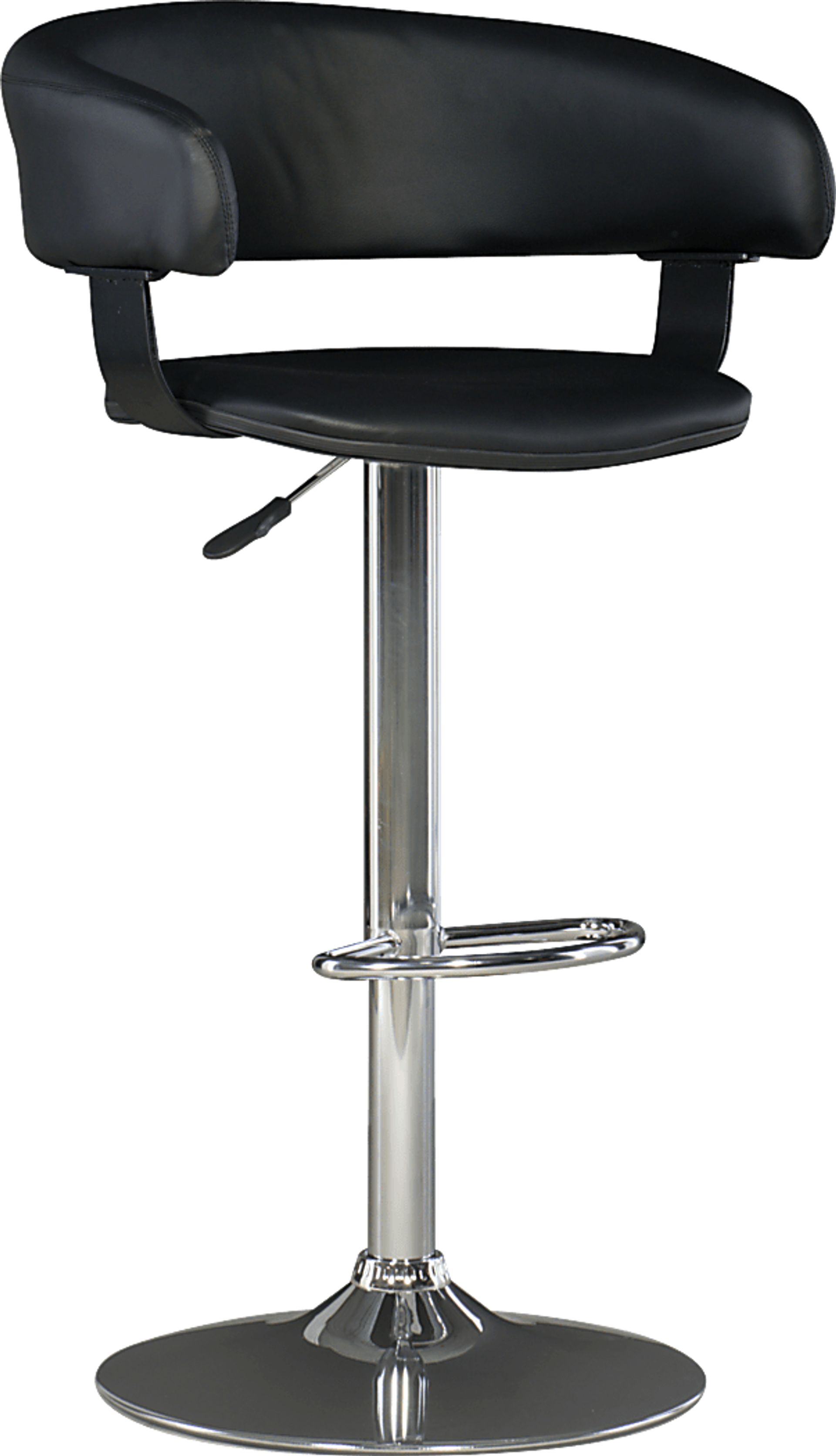 Cetona Black Desk Stool - Image 1