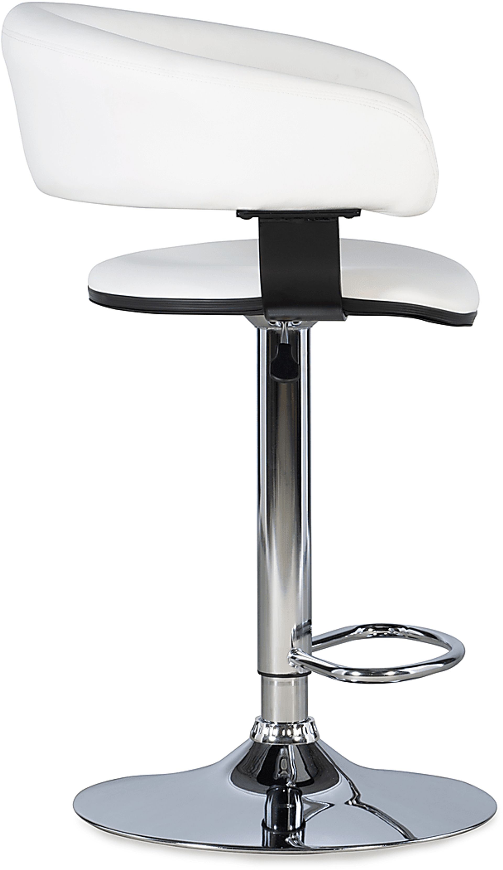 Cetona White Desk Stool - Image 4