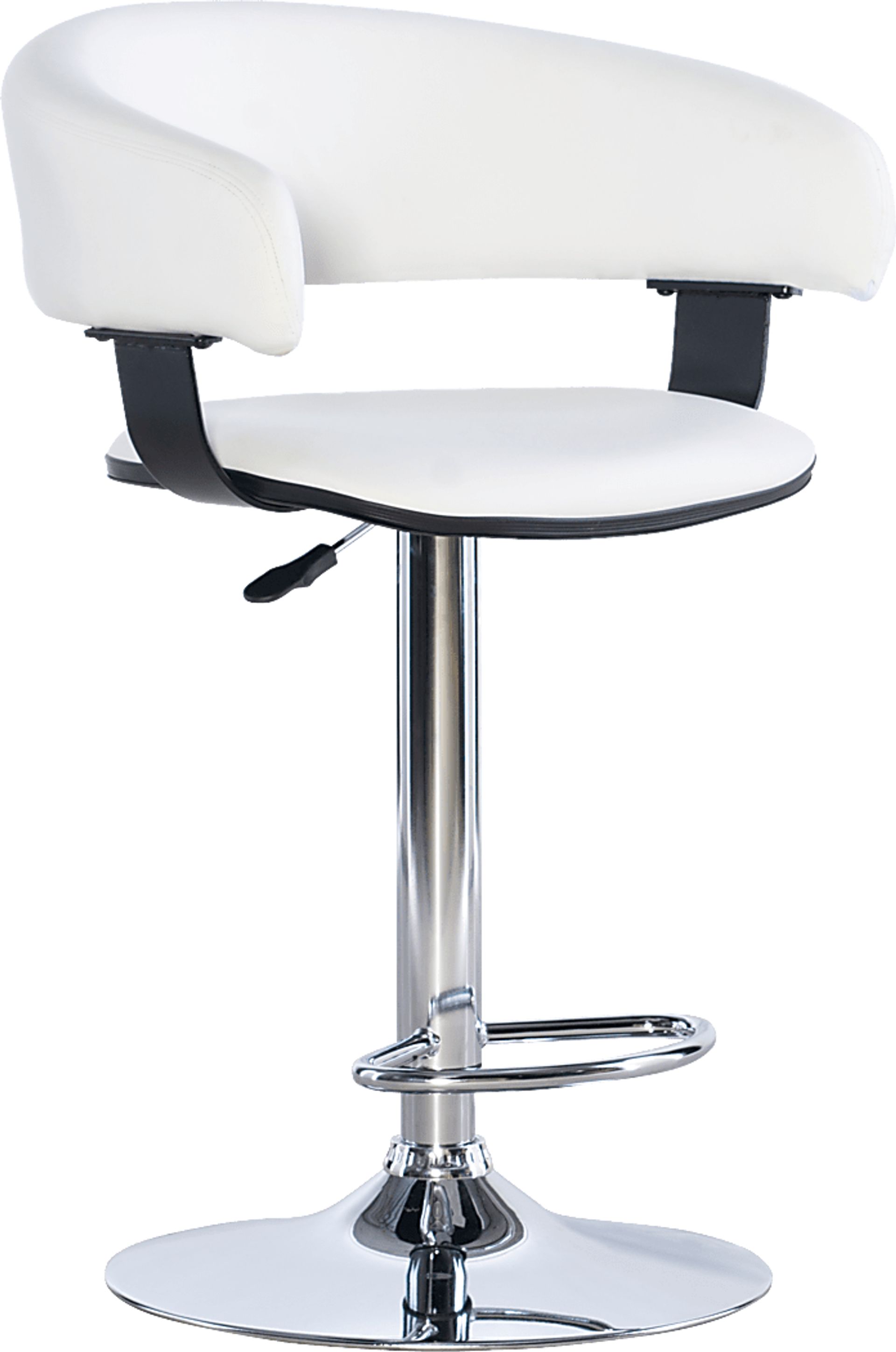Cetona White Desk Stool - Image 1