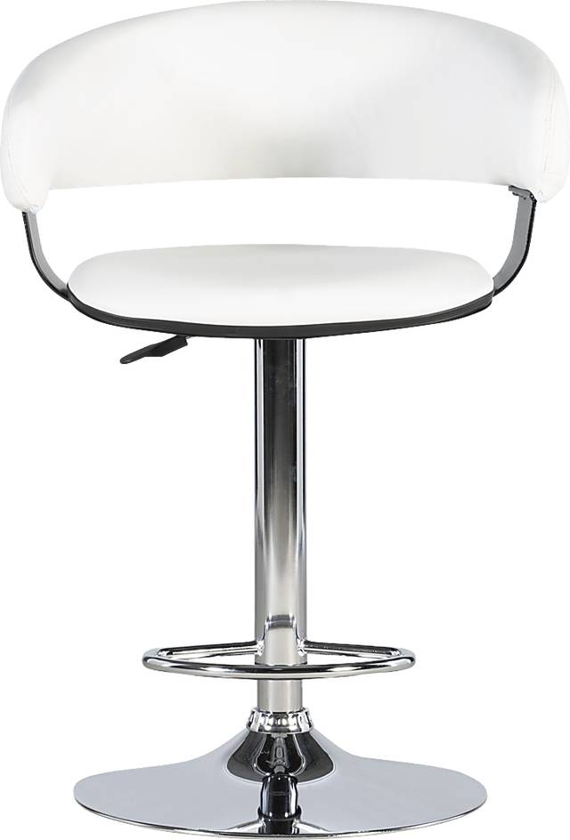 Cetona White Desk Stool - Thumbnail - Image 2