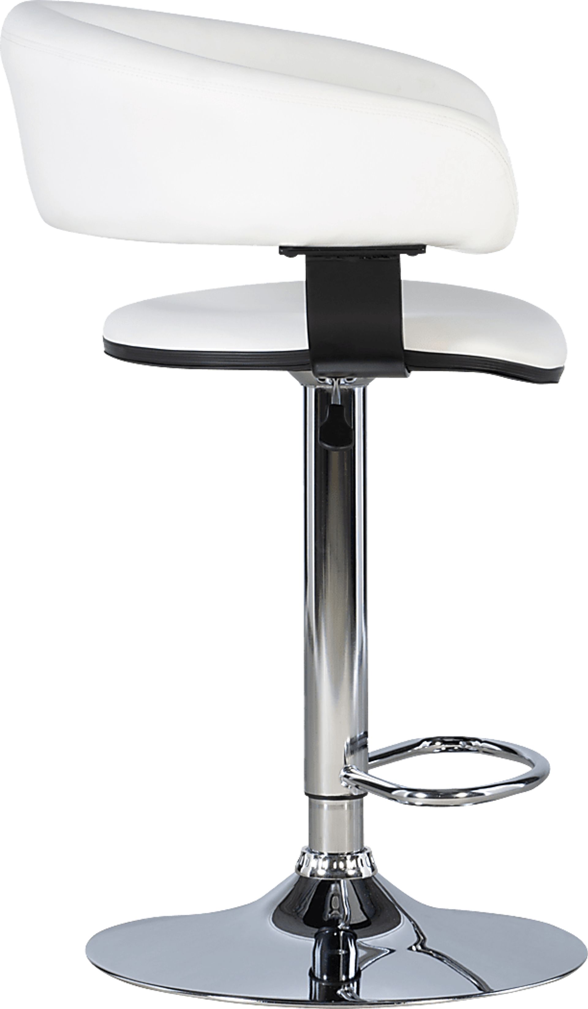 Cetona White Desk Stool - Image 3