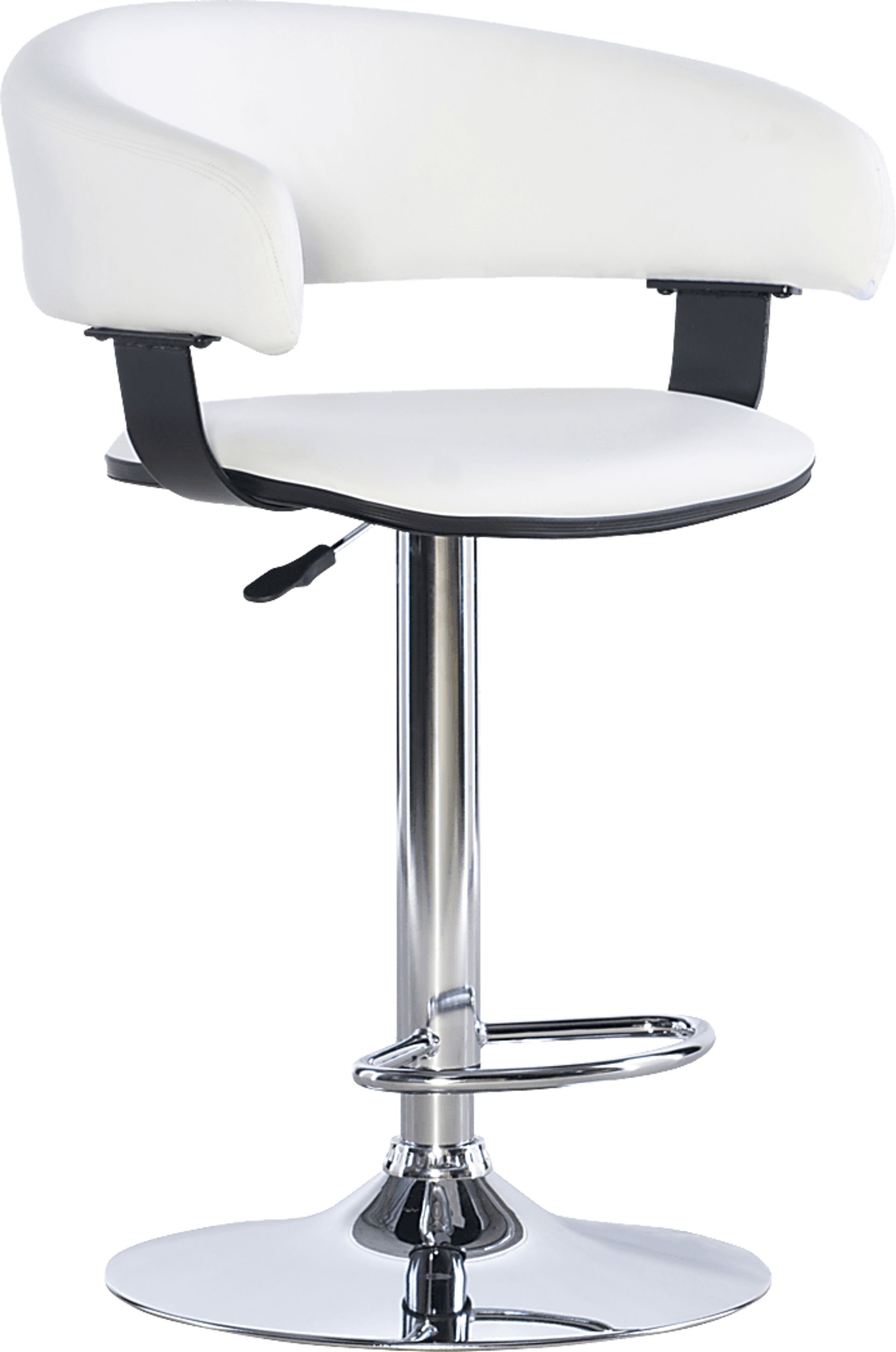 Cetona White Desk Stool - Image 1
