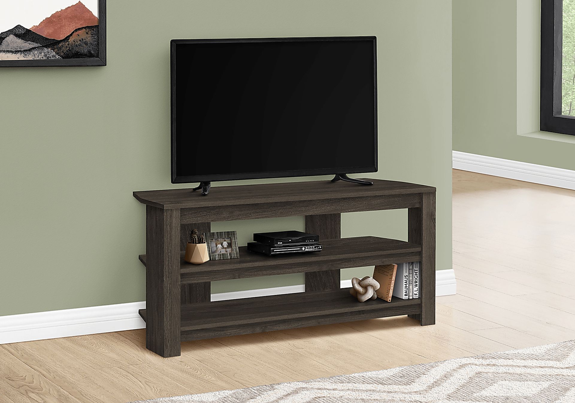 Cevennes Oak Brown 42" Console - Image 2