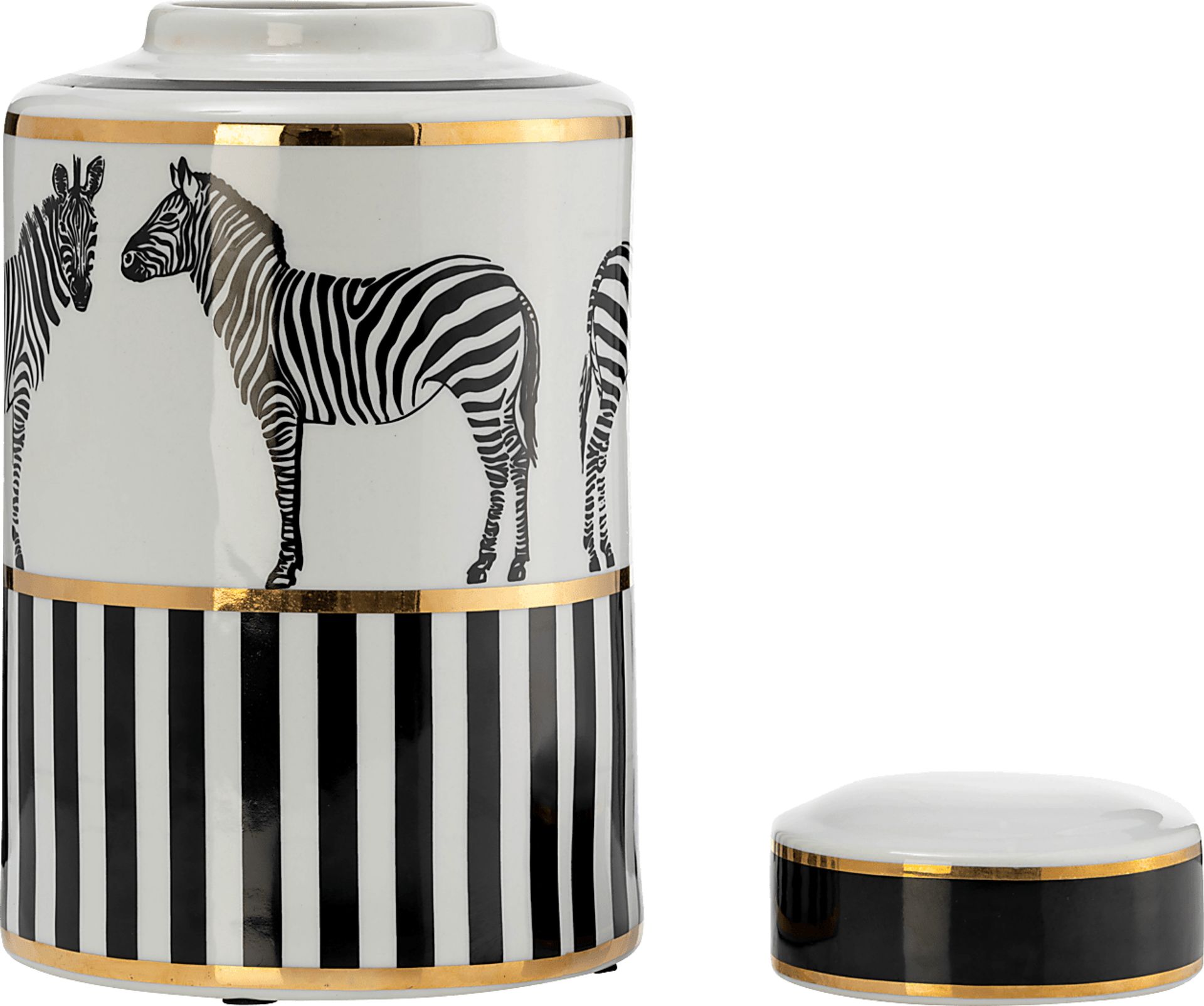 Ceylon White 12 in. Jar - Image 2