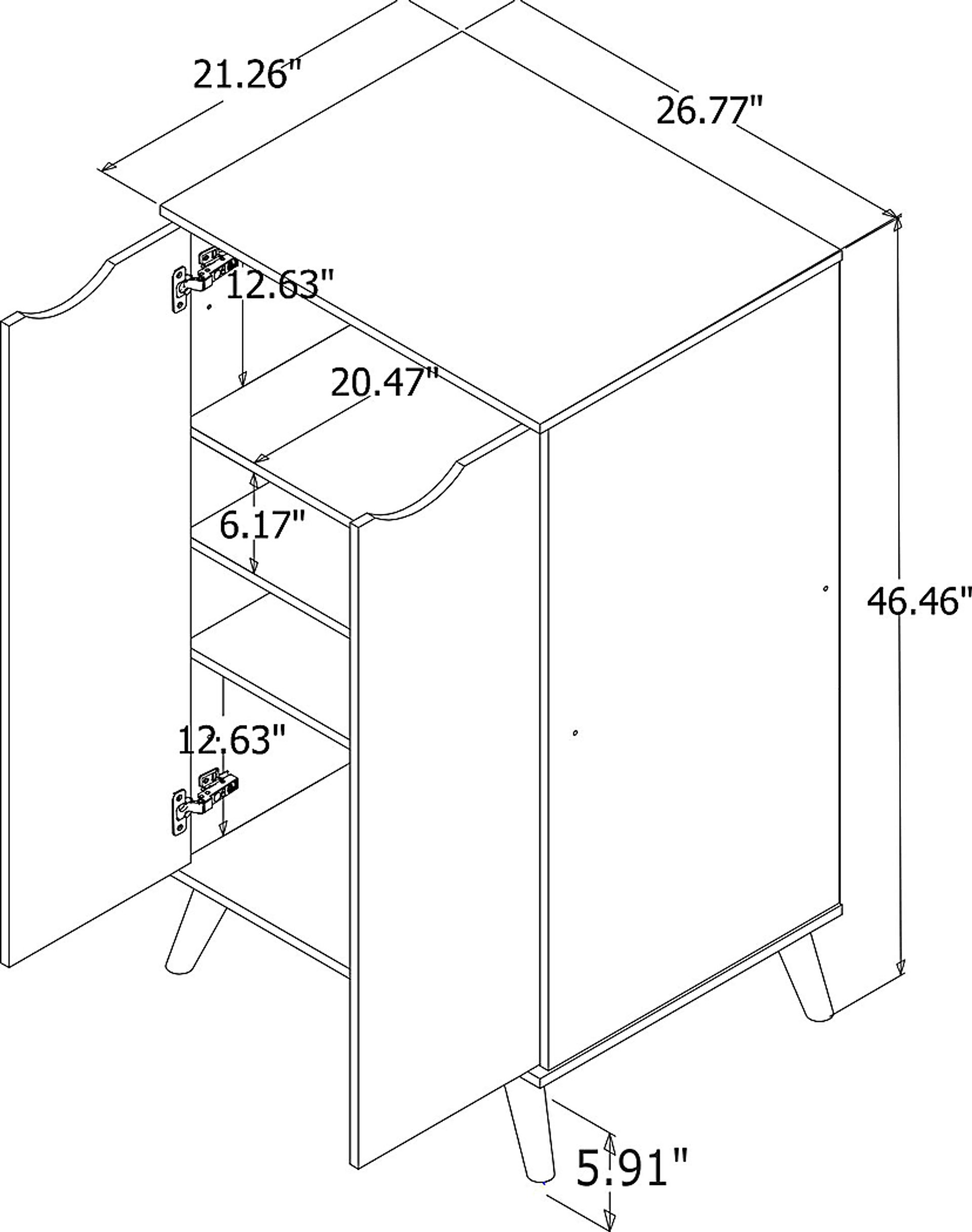 Chadford Maple Accent Cabinet - Image 10