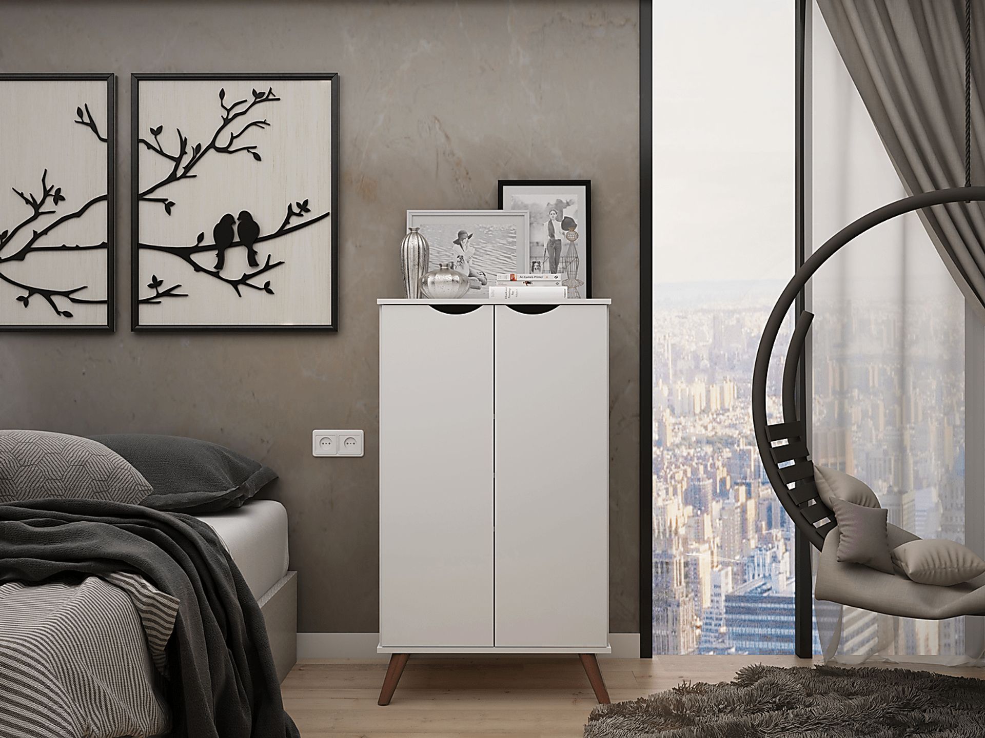 Chadford White Accent Cabinet - Image 8