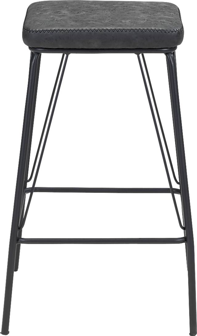 Chadron Black Bar Height Stool, Set of 2 - Thumbnail - Image 3
