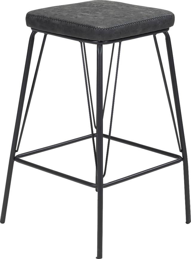 Chadron Black Bar Height Stool, Set of 2 - Thumbnail - Image 4