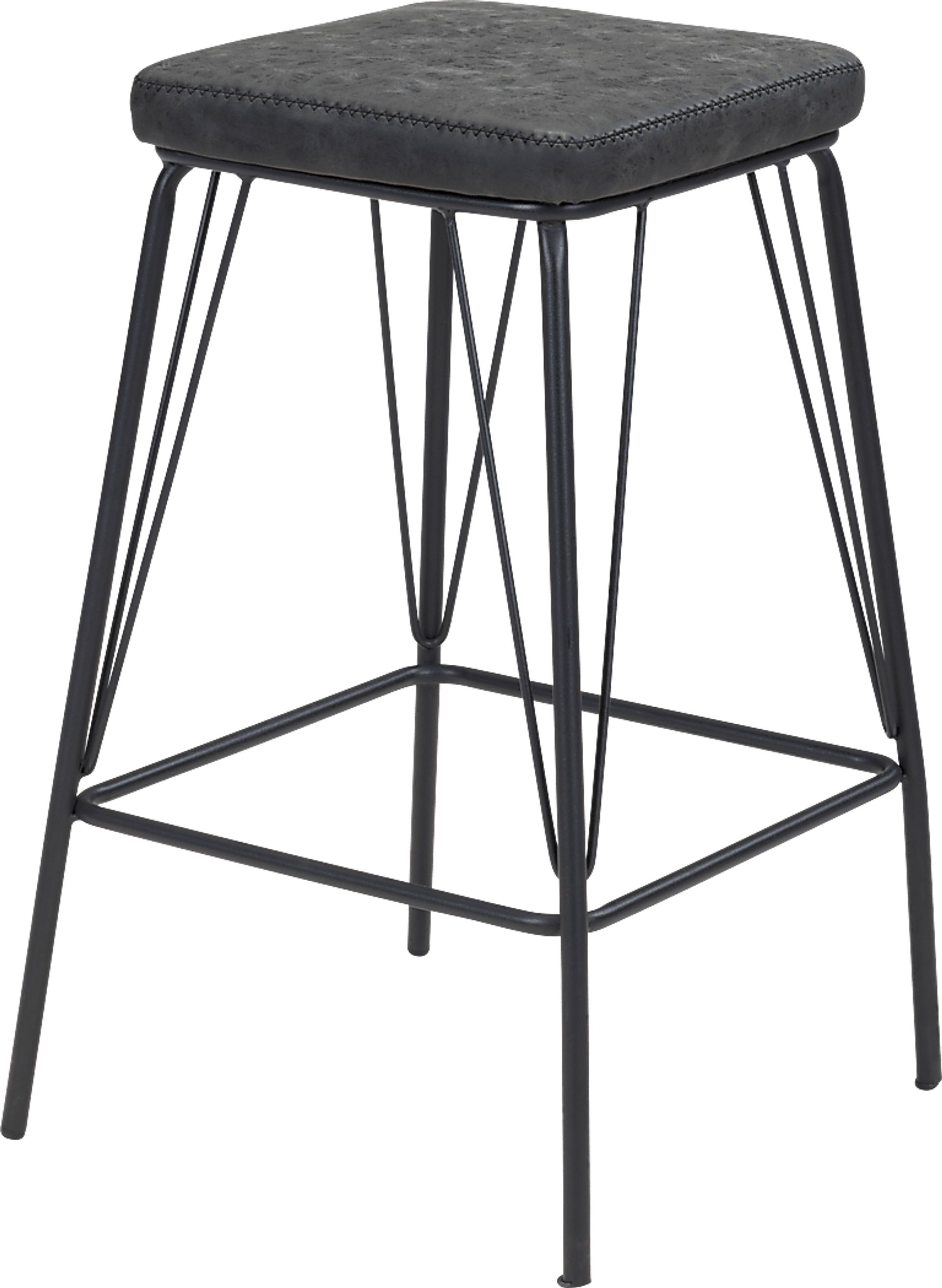Chadron Black Bar Height Stool, Set of 2 - Image 5
