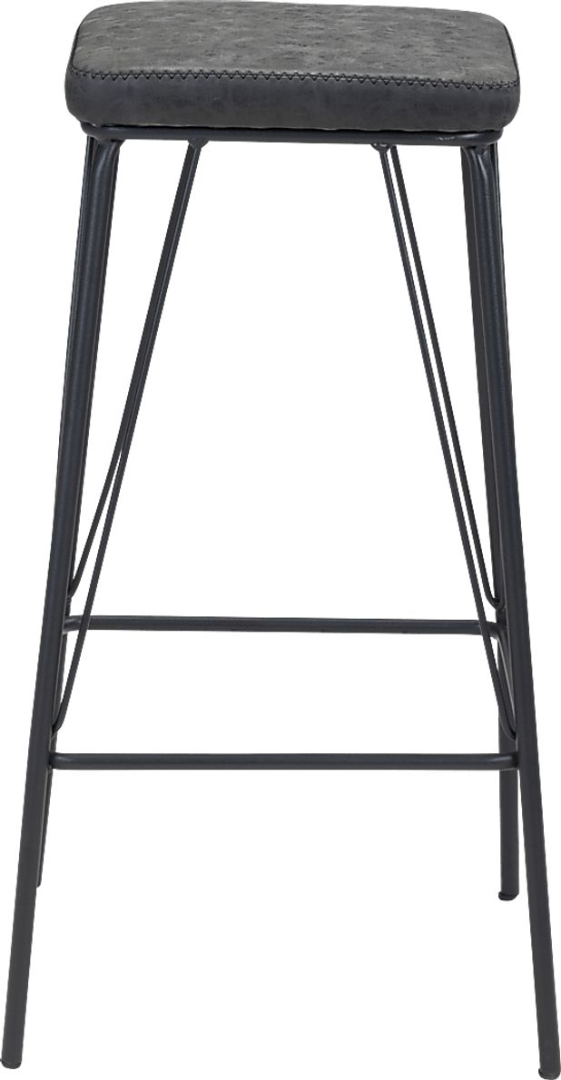 Chadron Black Counter Height Stool, Set of 2