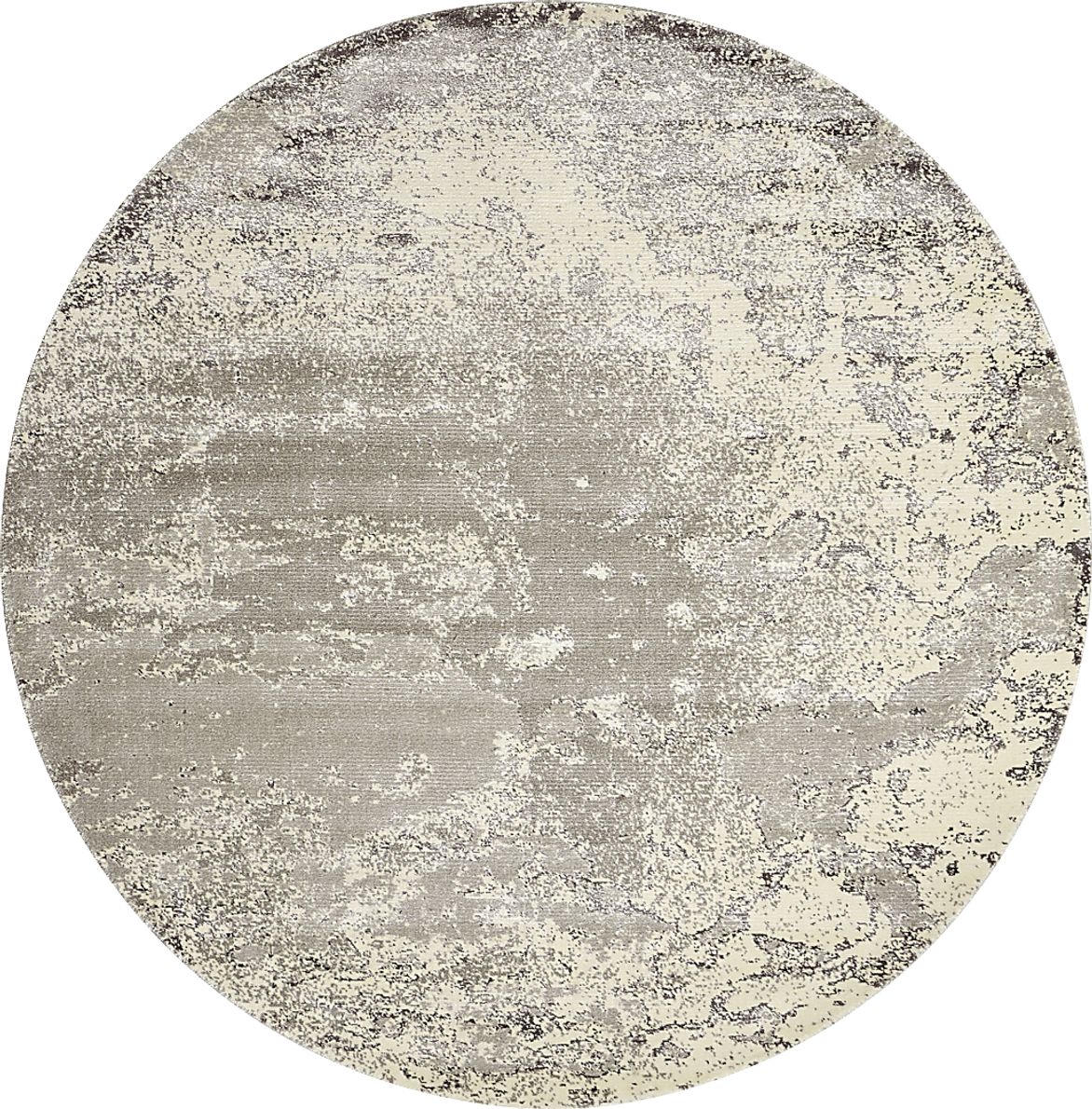 Chaila Gray 8' Round Rug
