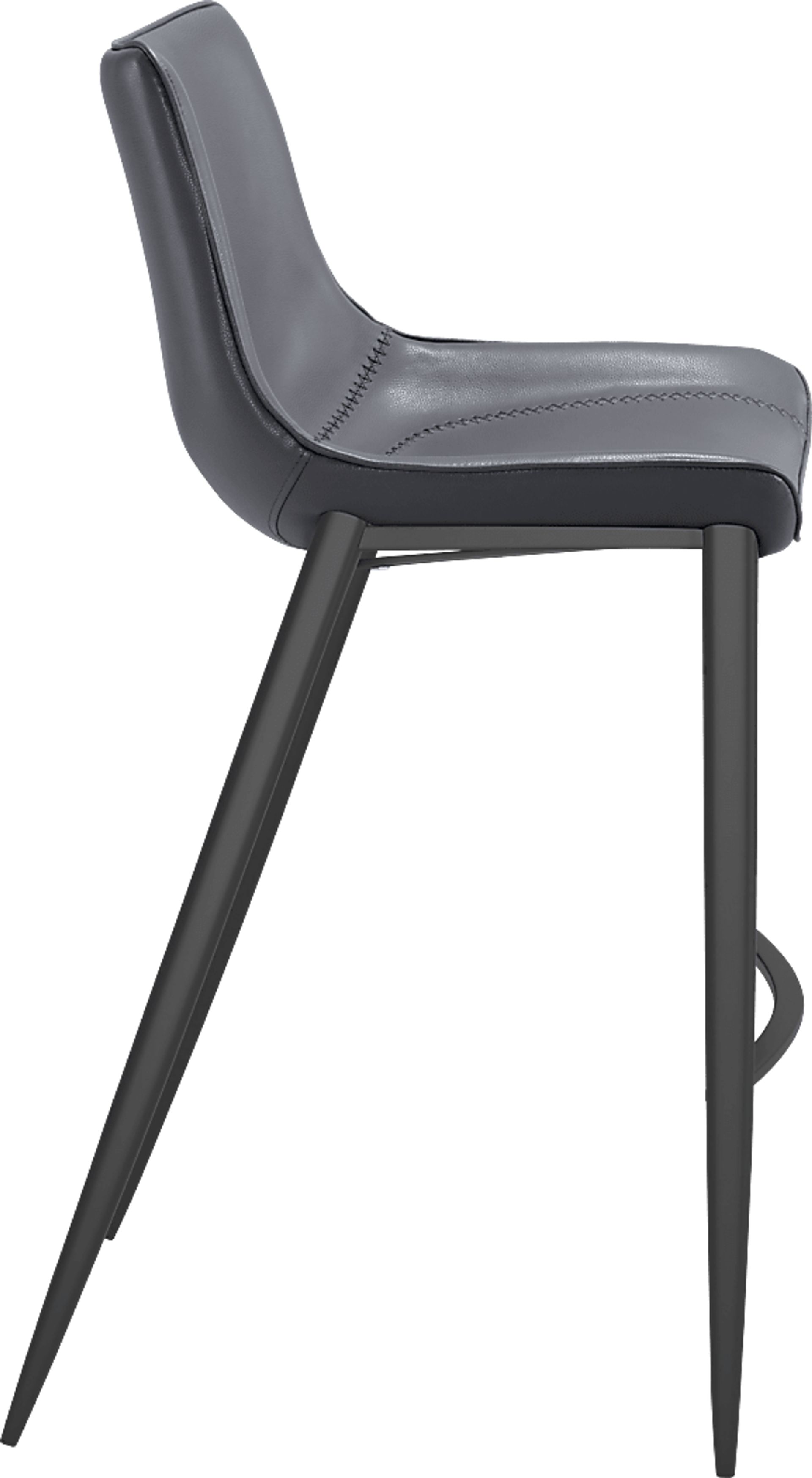 Chaleedony Gray Bar Height Stool, Set of 2 - Image 3