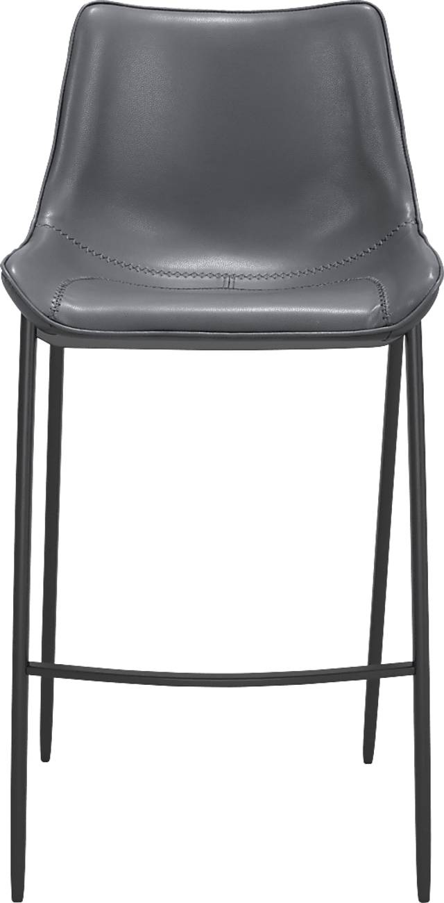 Chaleedony Gray Bar Height Stool, Set of 2 - Thumbnail - Image 4