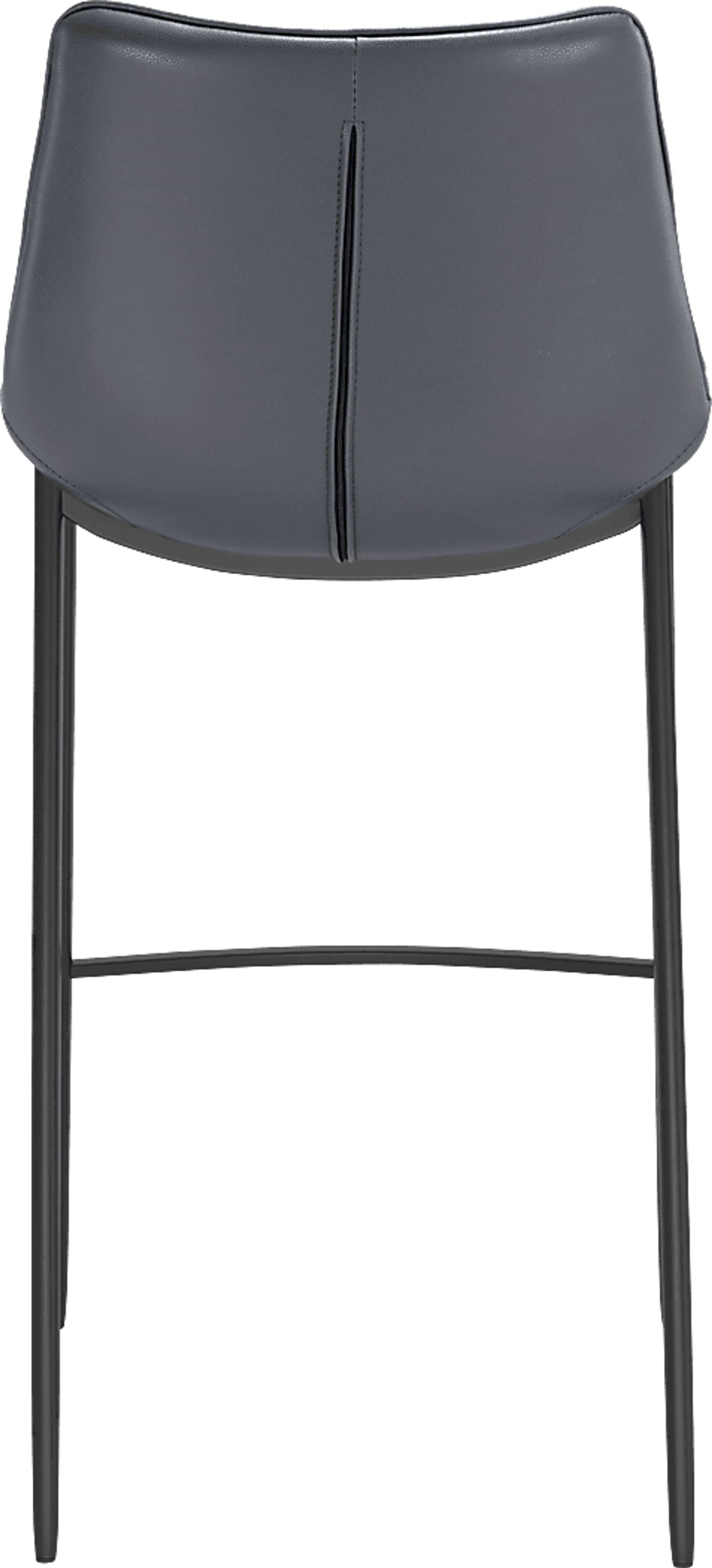 Chaleedony Gray Bar Height Stool, Set of 2 - Image 5