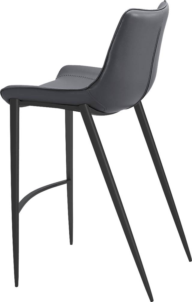 Chaleedony Gray Bar Height Stool, Set of 2 - Thumbnail - Image 6