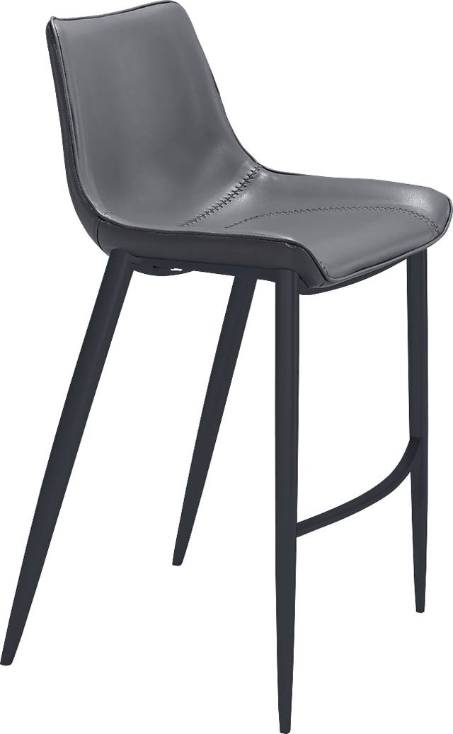Chaleedony Gray Bar Height Stool, Set of 2 - Thumbnail - Image 7