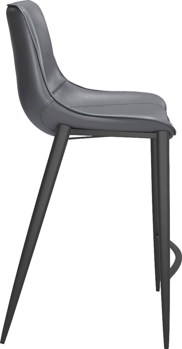 Chaleedony Gray Counter Height Stool, Set of 2 - Thumbnail - Image 3