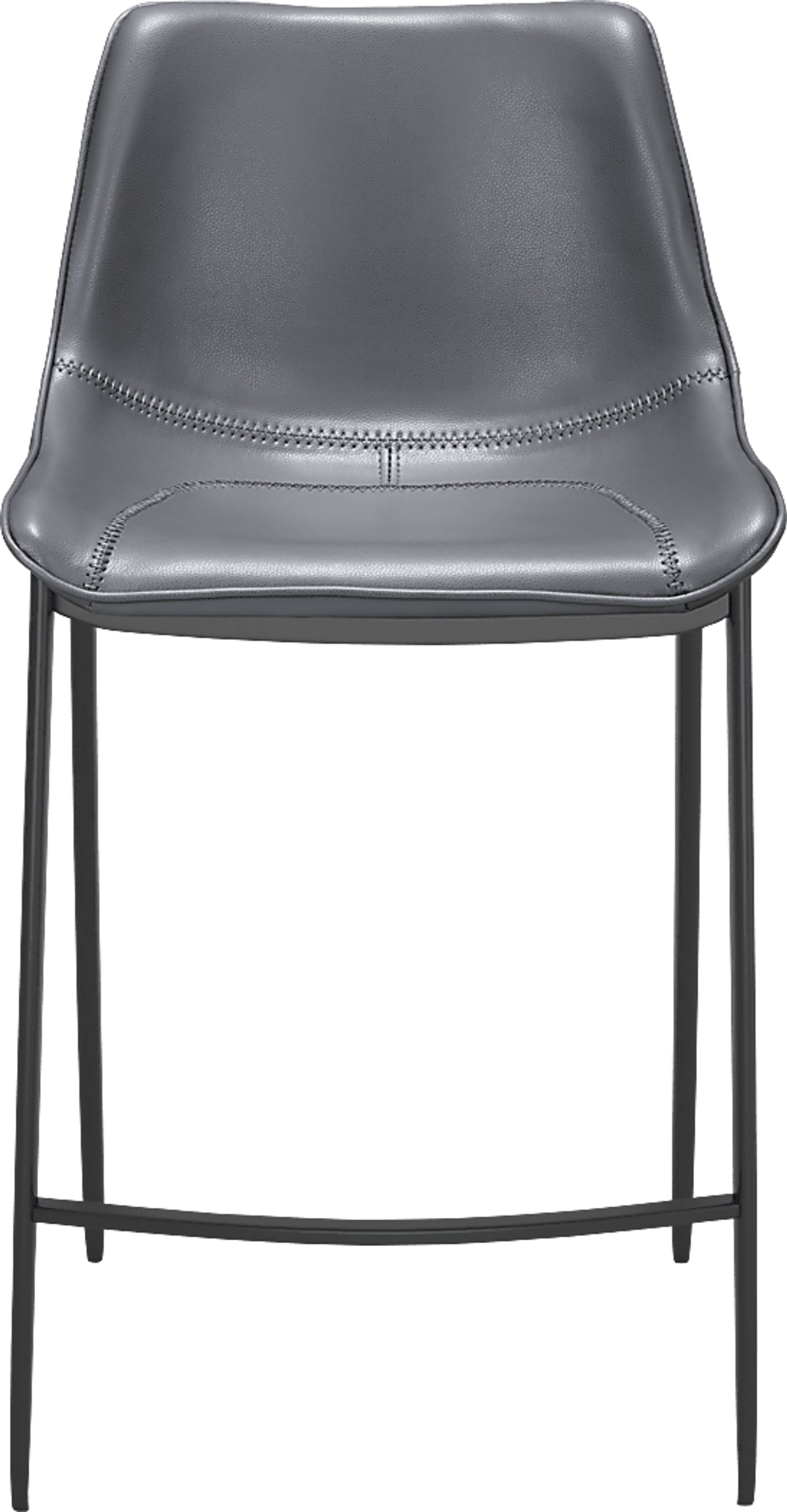 Chaleedony Gray Counter Height Stool, Set of 2 - Image 4