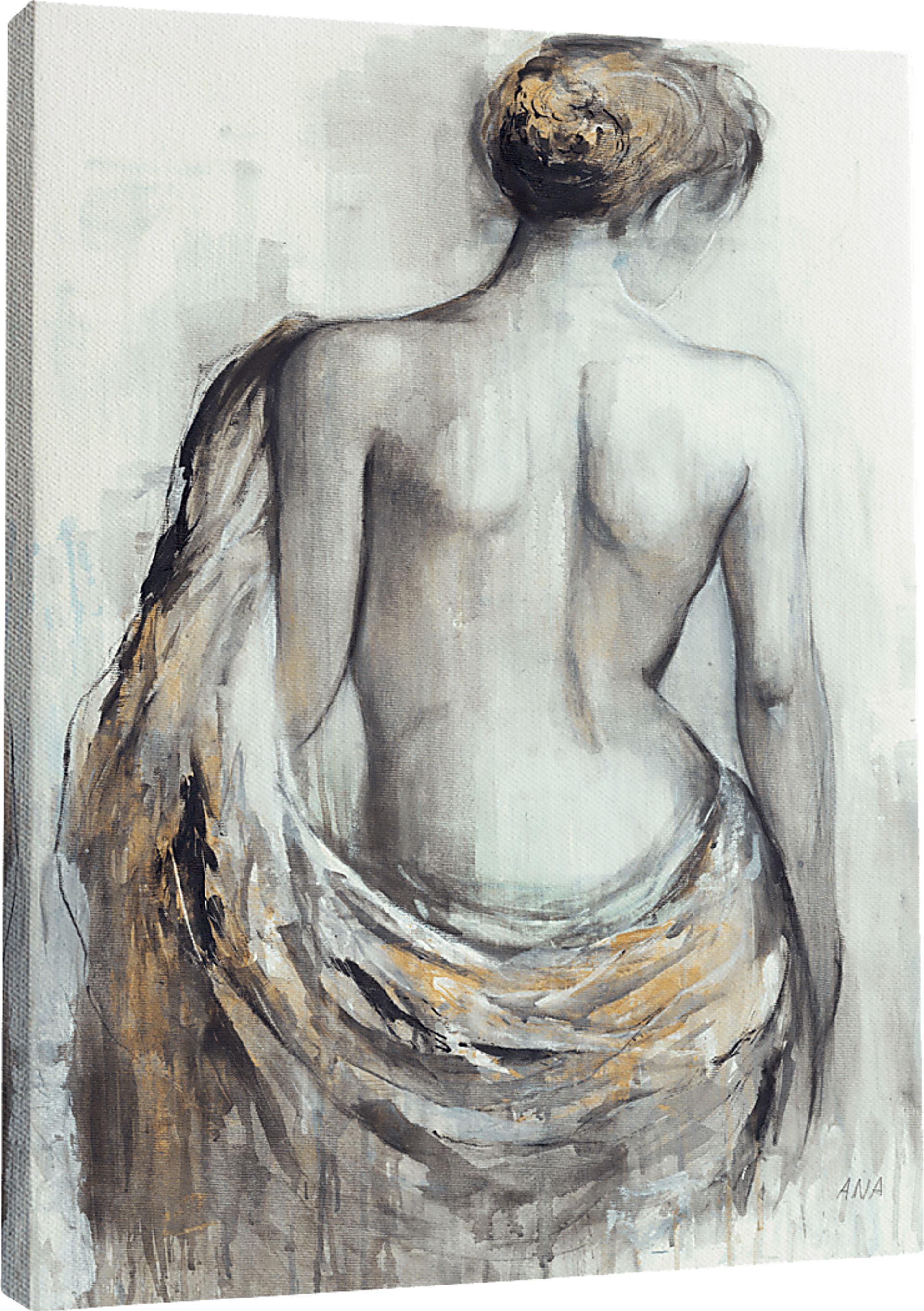 Chalfonte Gray Canvas Wall Art - Image 1
