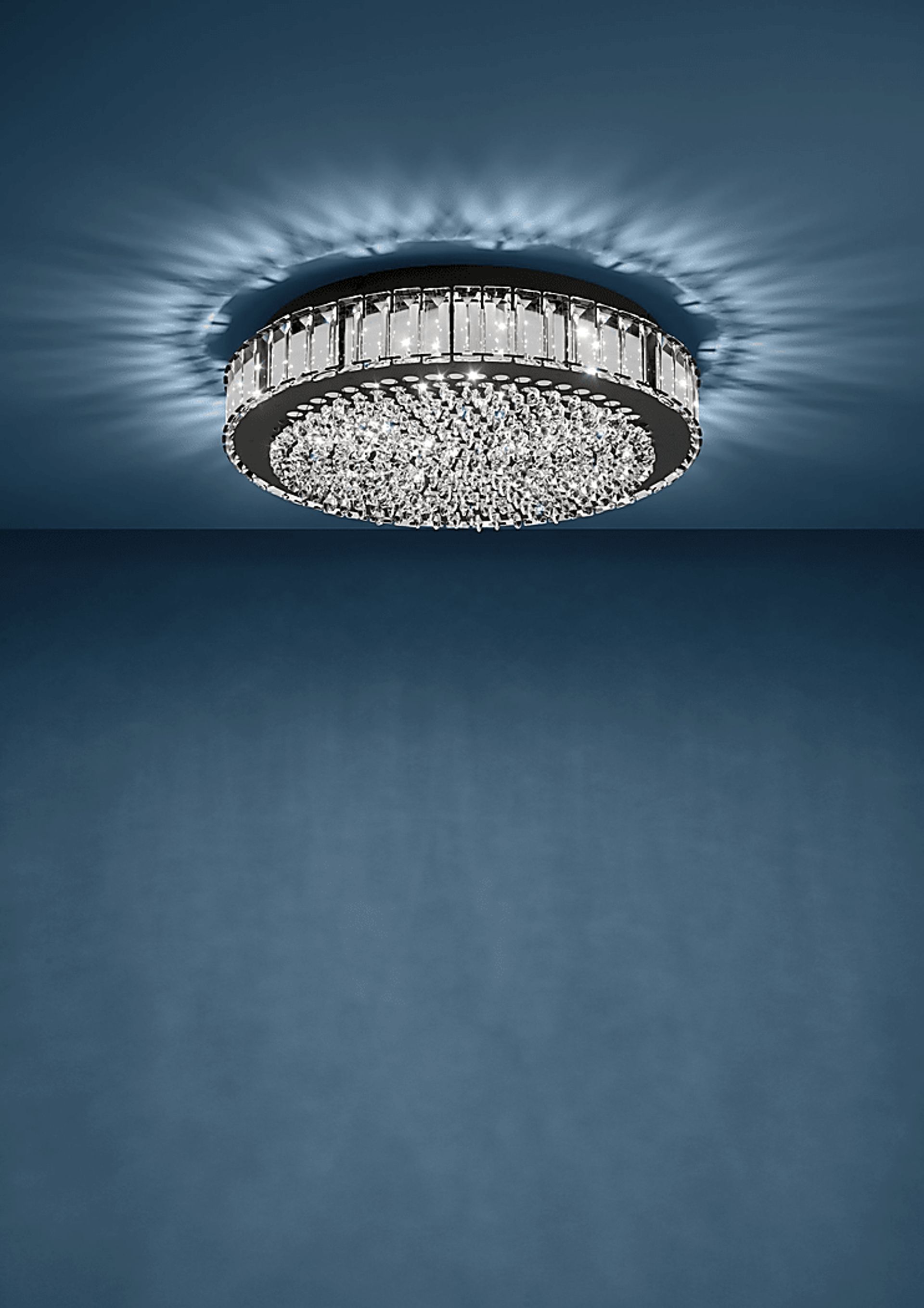 Chalfonte Sea Black Flush Mount - Image 2