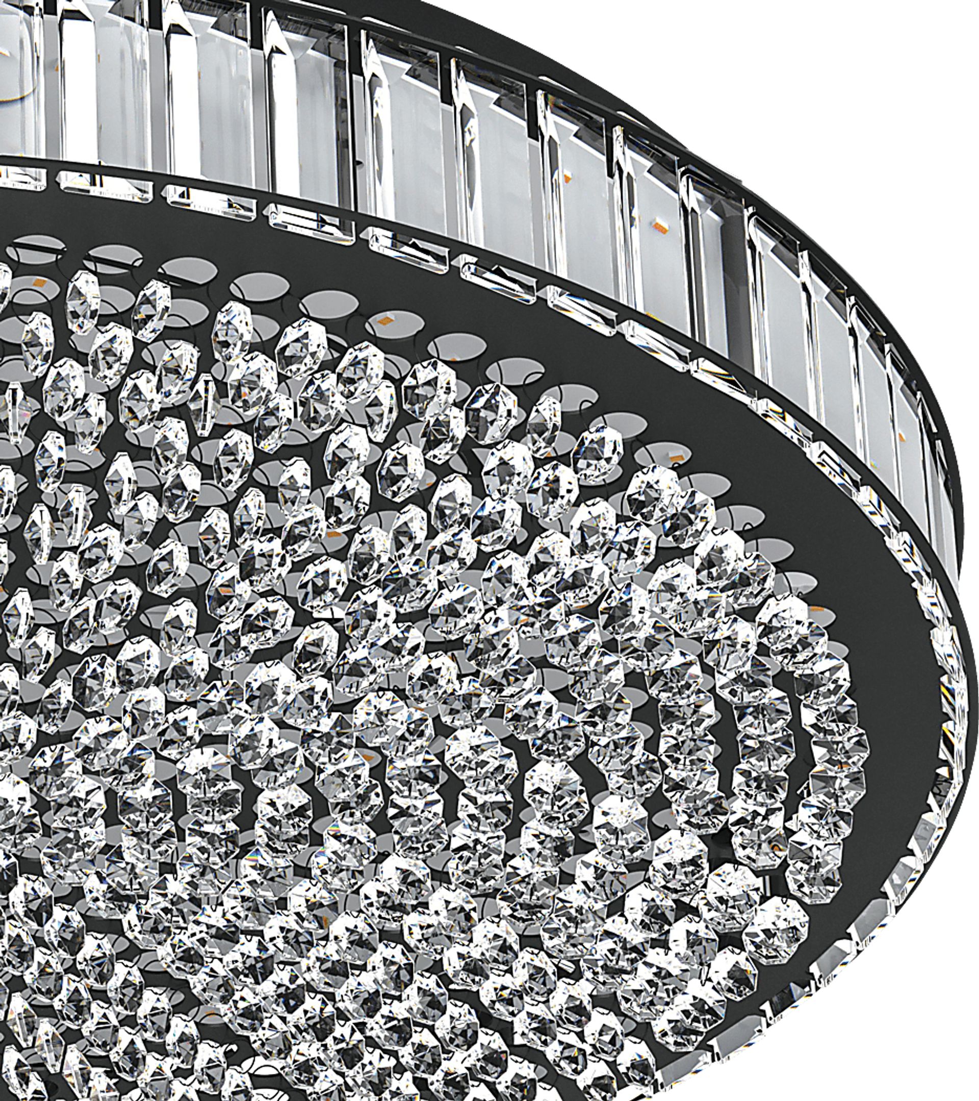 Chalfonte Sea Large Black Flush Mount - Image 3