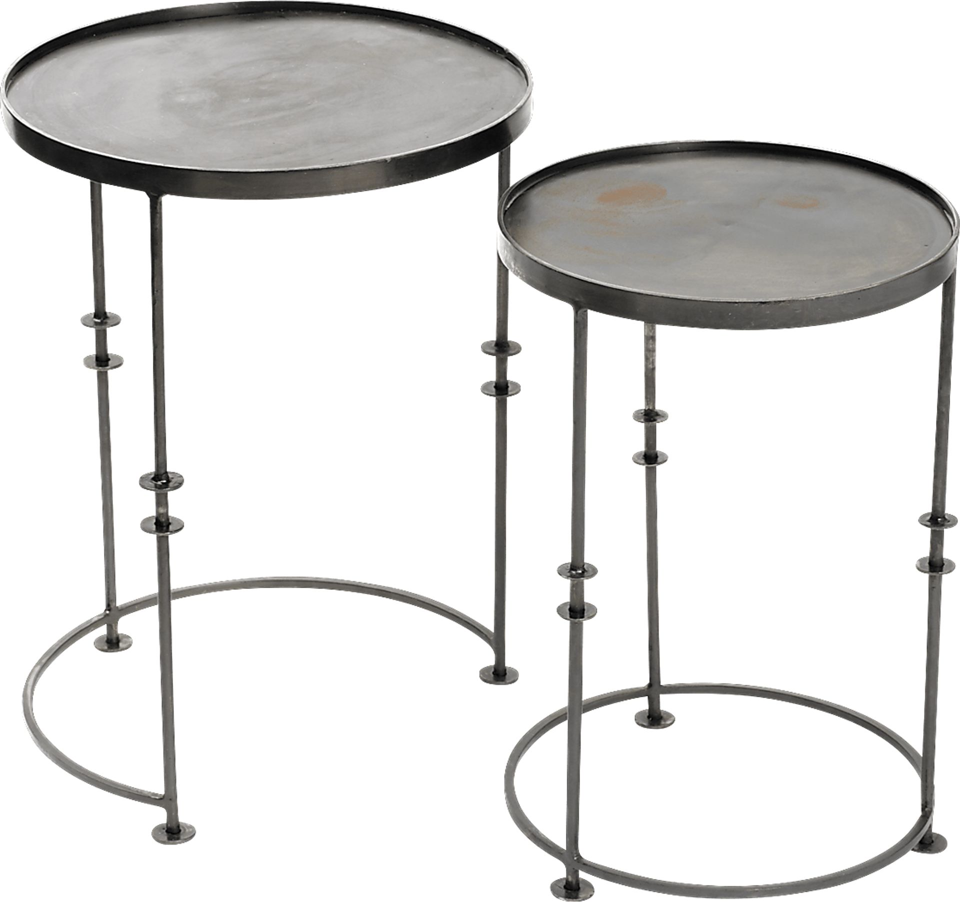 Chalkstone Black Set of 2 Nesting Tables - Image 1