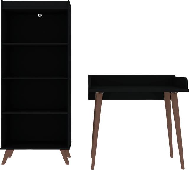 Chalon Black Office Set, 2 Pc - Thumbnail - Image 1