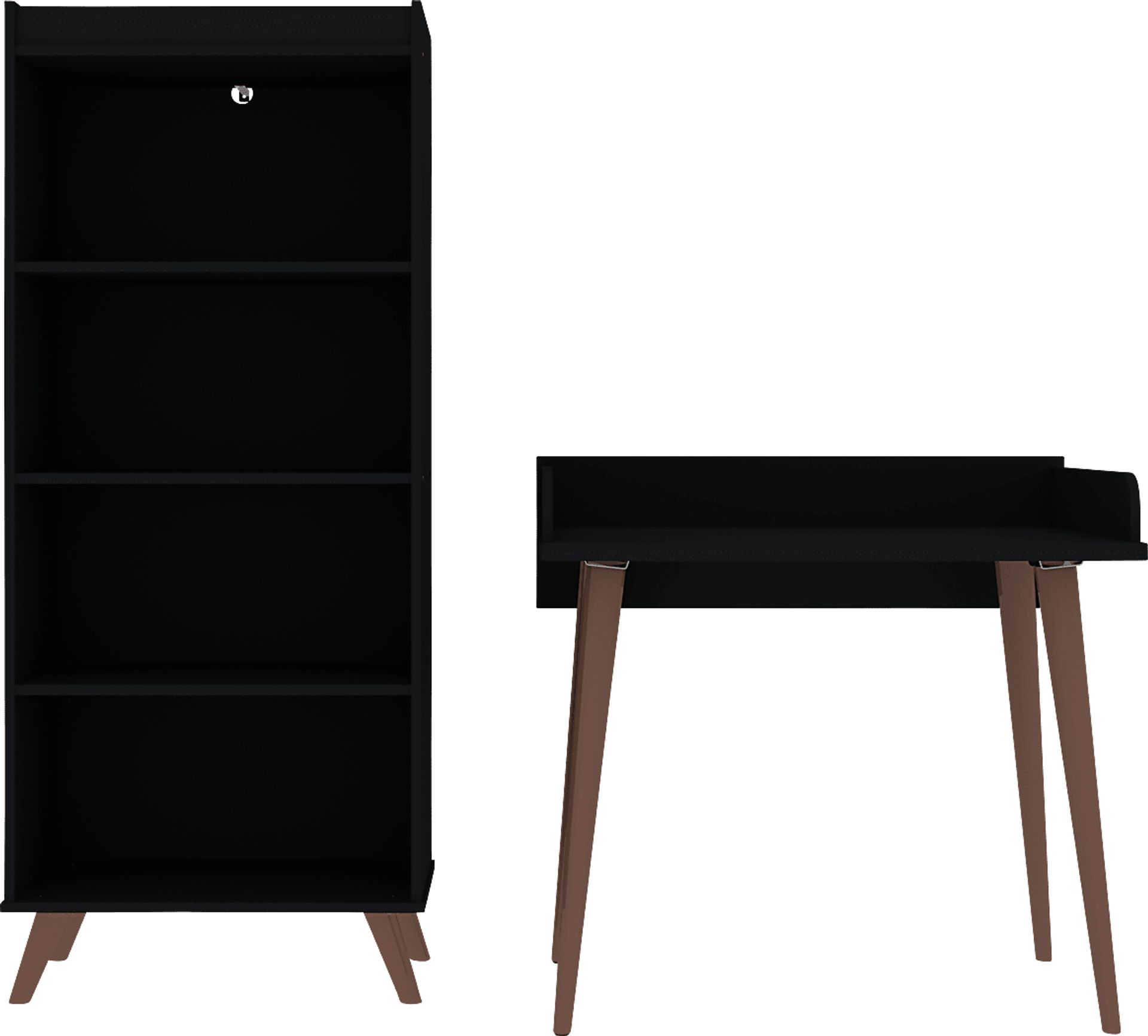 Chalon Black Office Set, 2 Pc - Image 1