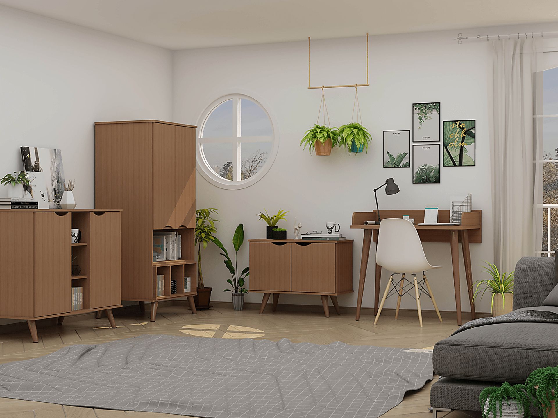 Chalon Red Office Set, 2 Pc - Image 5