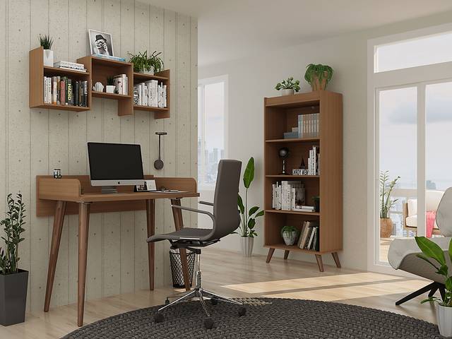 Chalon Red Office Set, 3 Pc - Thumbnail - Image 5