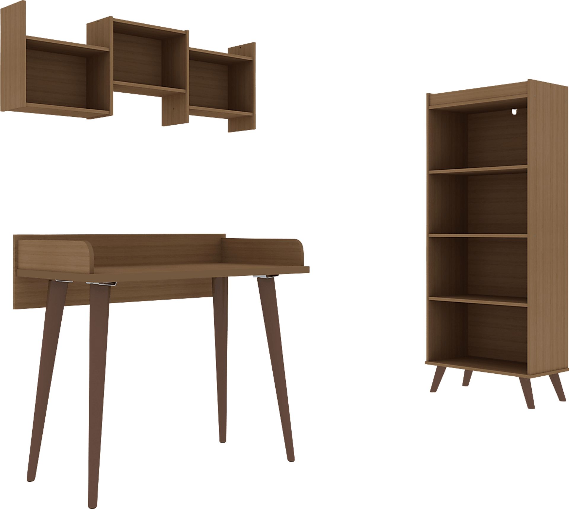 Chalon Red Office Set, 3 Pc - Image 1