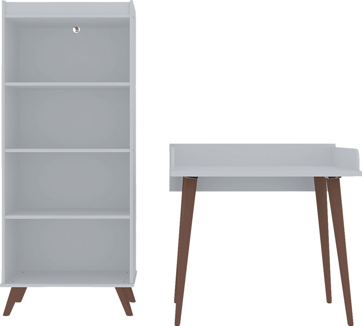 Chalon White Colors,White Desk 3 Pc Set Rooms to Go