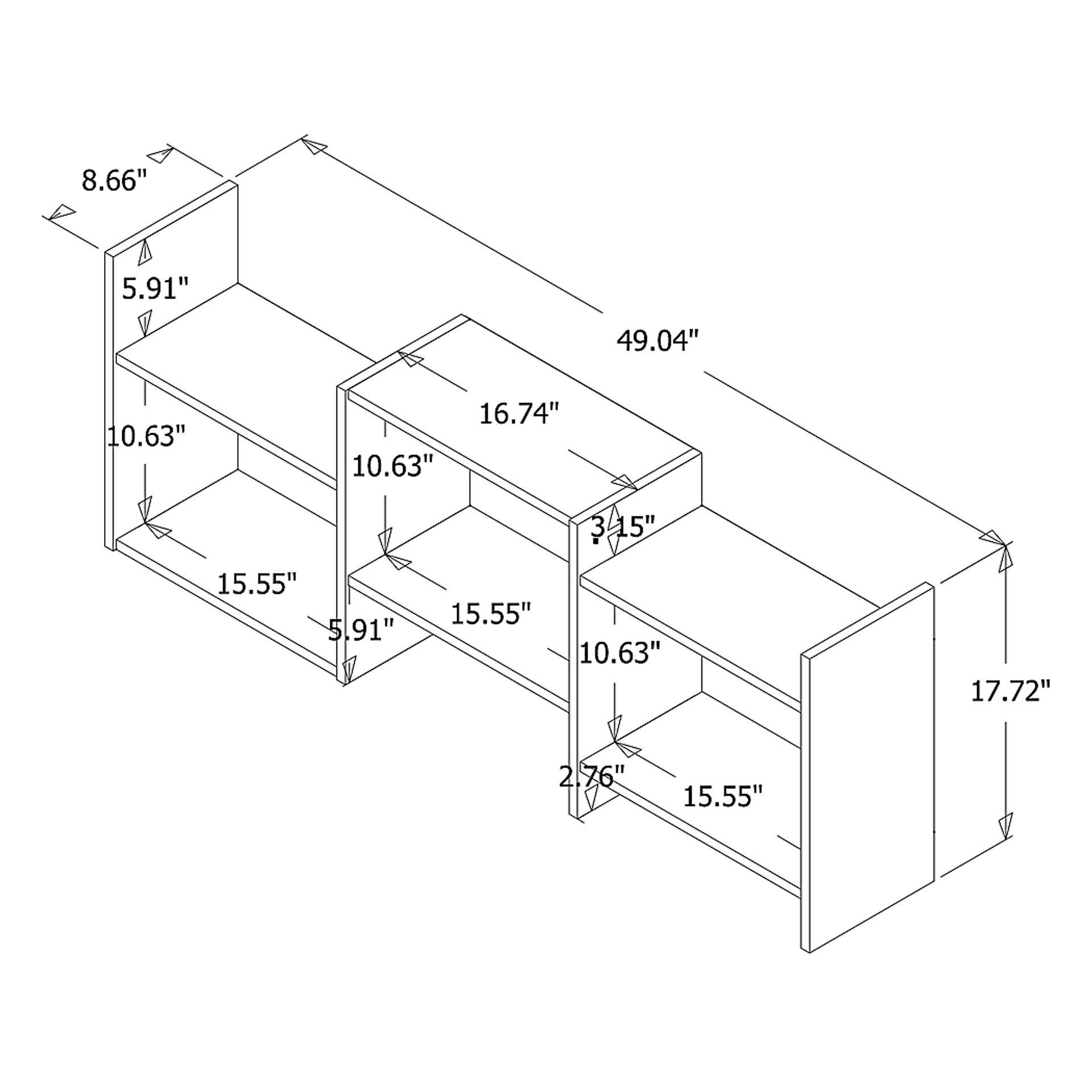 Chalon White Office Set, 3 Pc - Image 8