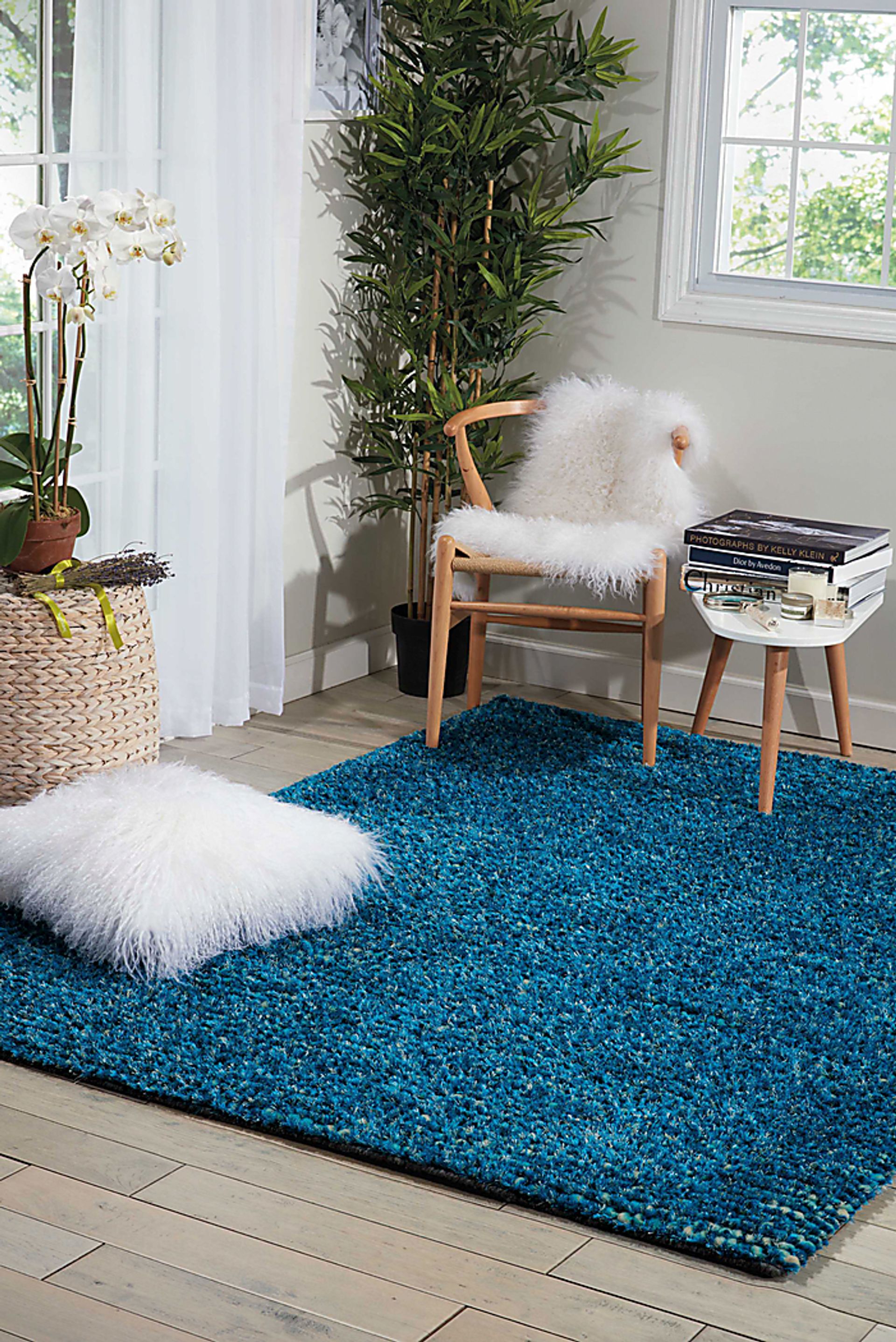 Chambal Blue 8' x 11' Rug - Image 3