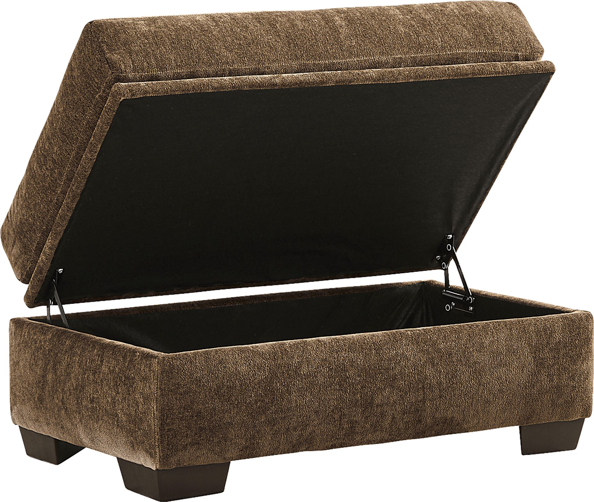 Chamberlain Brown Ottoman - Image 2