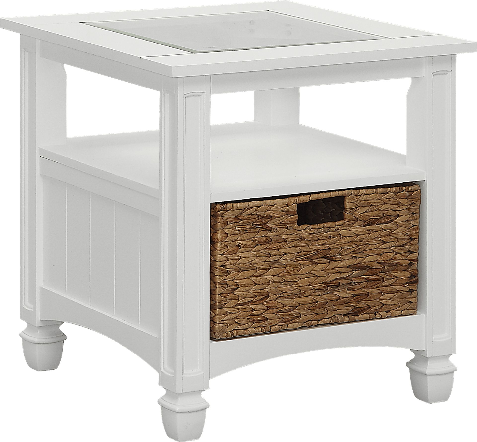 Chambler White End Table - Image 1
