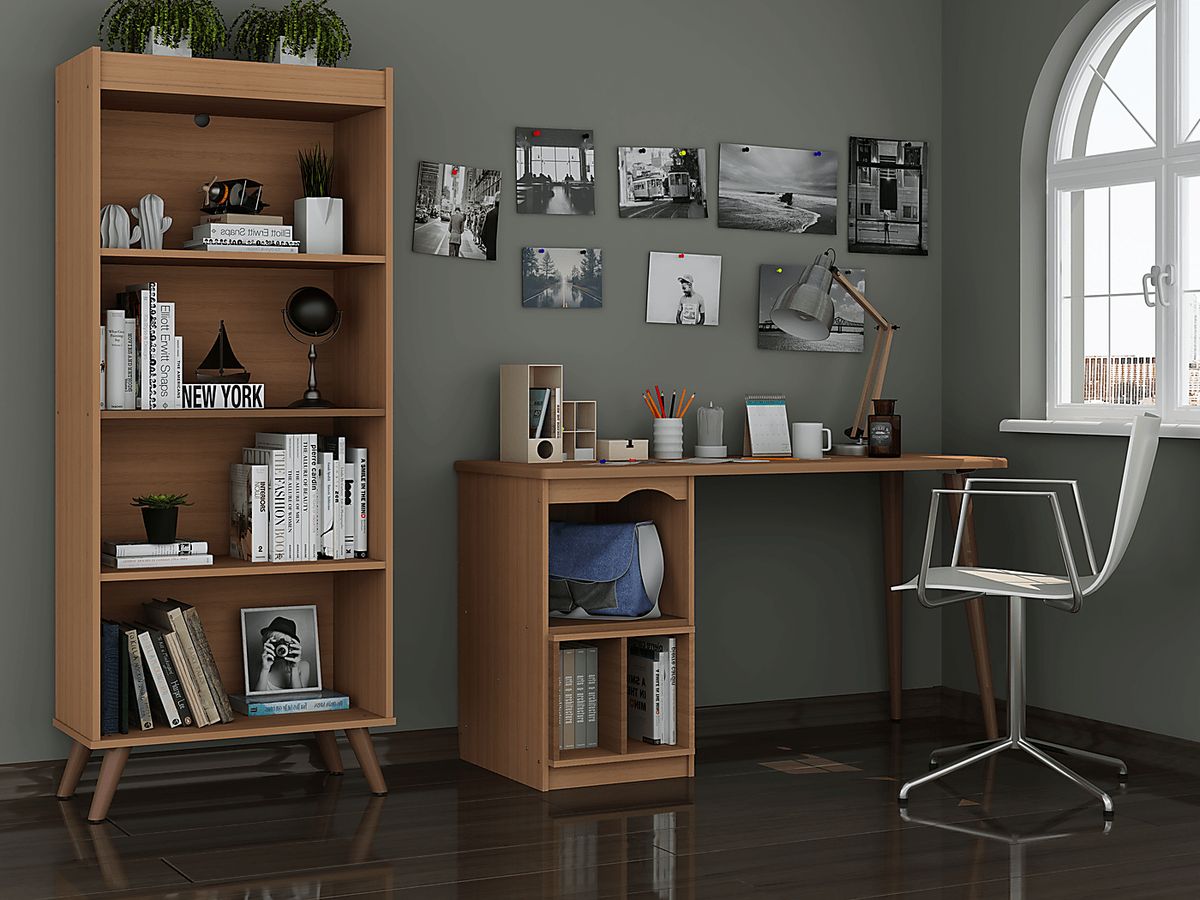Chambliss Red Colors Desk 3 Pc Set | Rooms to Go