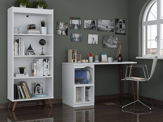 Chambliss White Office Set, 2 Pc - Thumbnail - Image 2