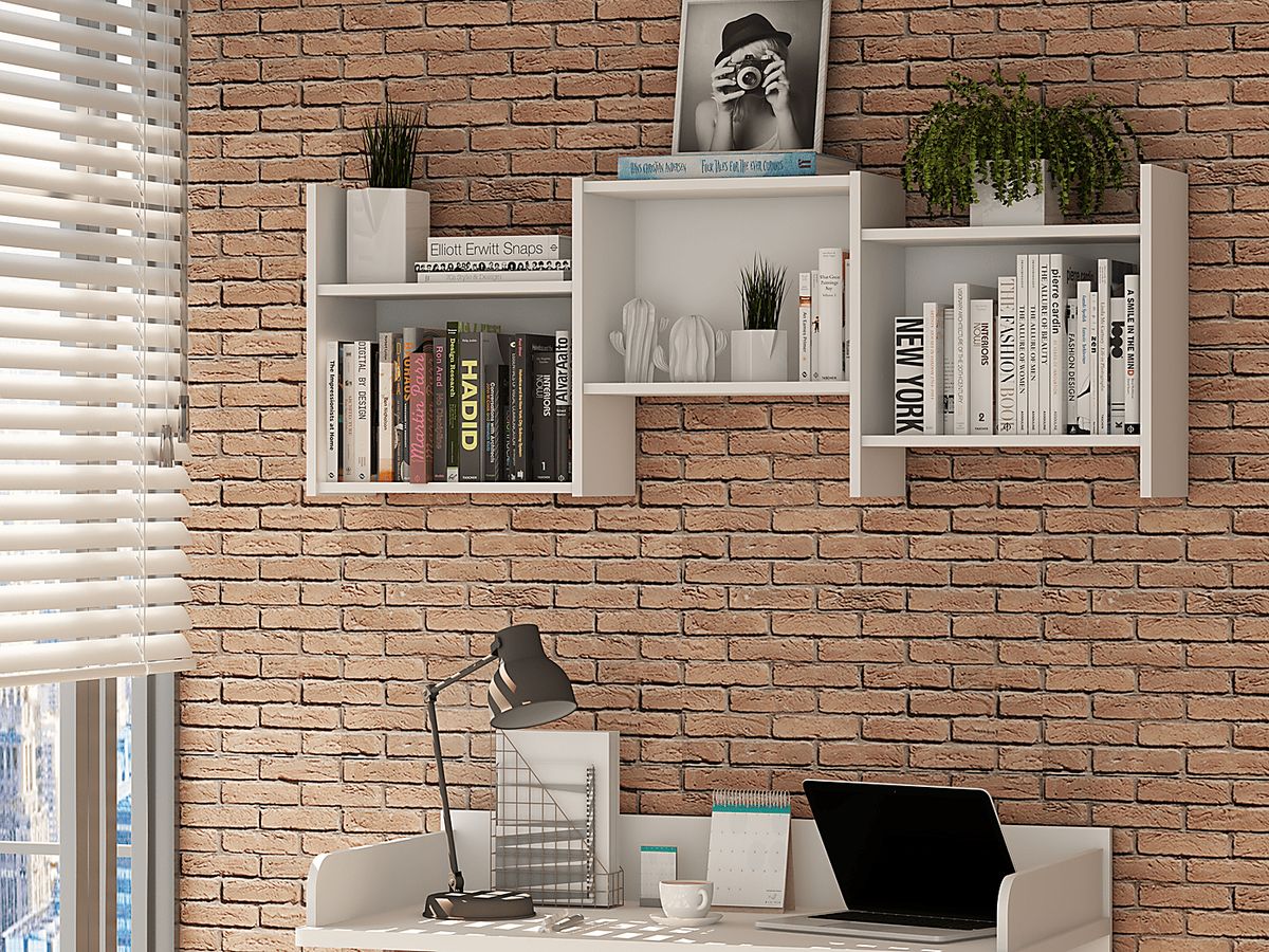 Chambliss White Colors,White Desk 3 Pc Set | Rooms to Go