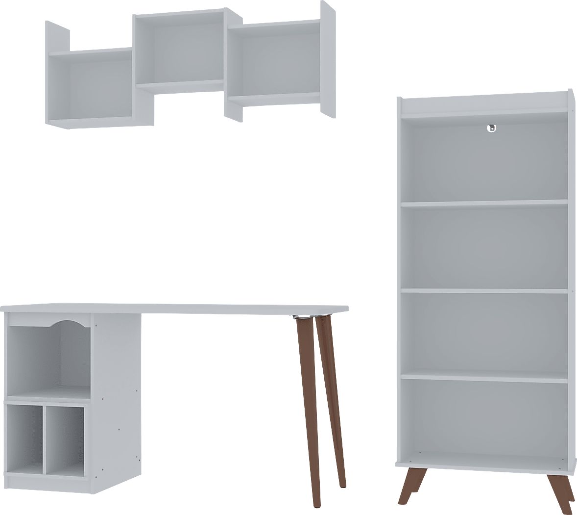 Chambliss White Office Set, 3 Pc Rooms To Go