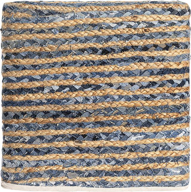 Chamgan Blue Pouf - Thumbnail - Image 4