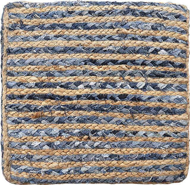 Chamgan Blue Pouf - Thumbnail - Image 5