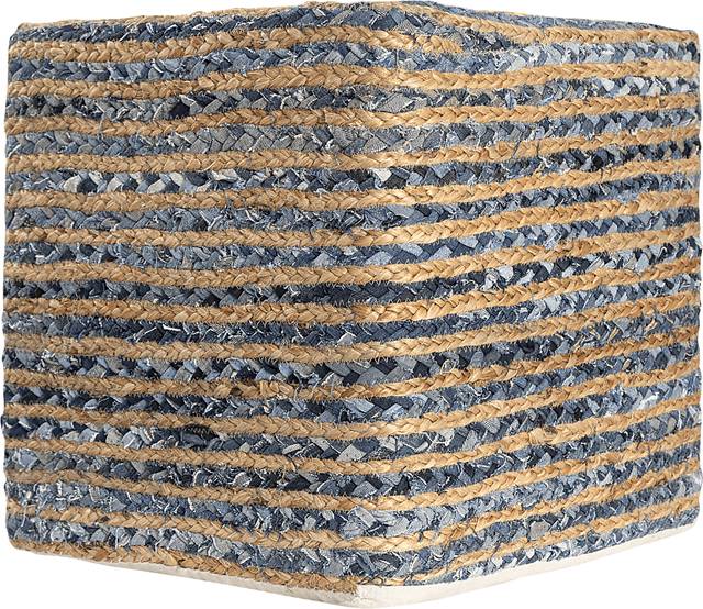 Chamgan Blue Pouf - Thumbnail - Image 1