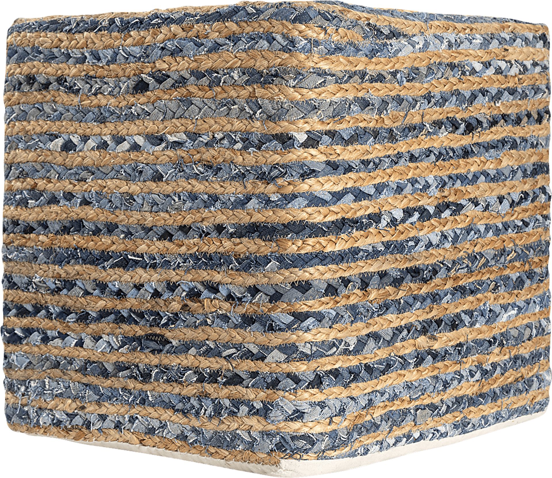Chamgan Blue Pouf - Image 1
