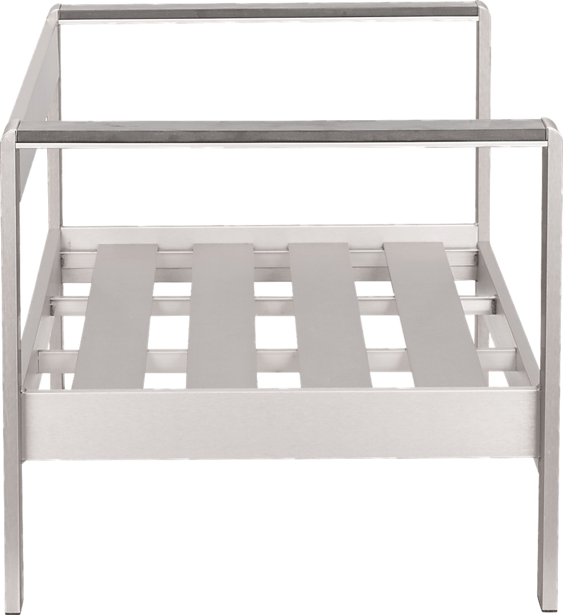 Champagne Beach Gray Outdoor Sofa - Image 4