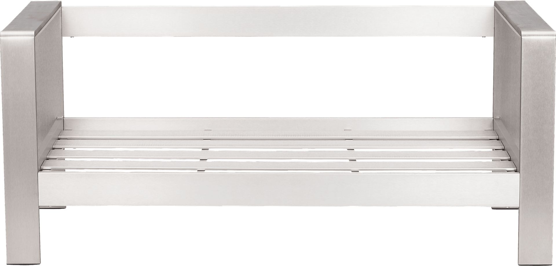 Champagne Beach Gray Outdoor Sofa - Image 5