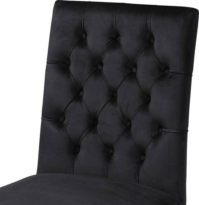 Champeau Black Side Chair, Set of 2 - Thumbnail - Image 6