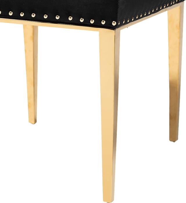 Champeau Black Side Chair, Set of 2 - Thumbnail - Image 7