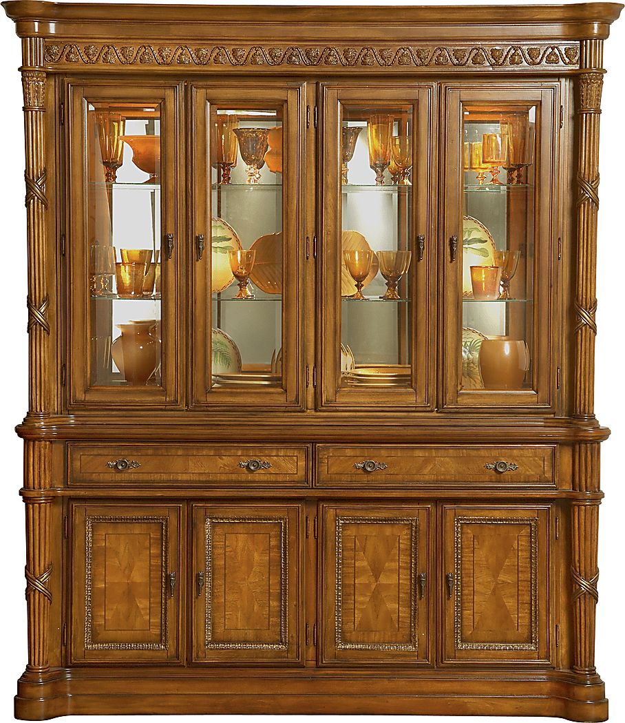 Curio cabinet rooms to go discount